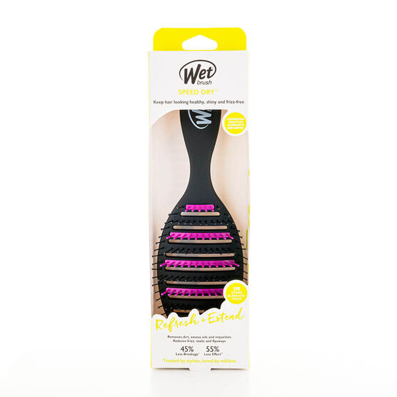 ESCOVA DE CABELO SPEED DRY PURIFYING PRETA/ROXA